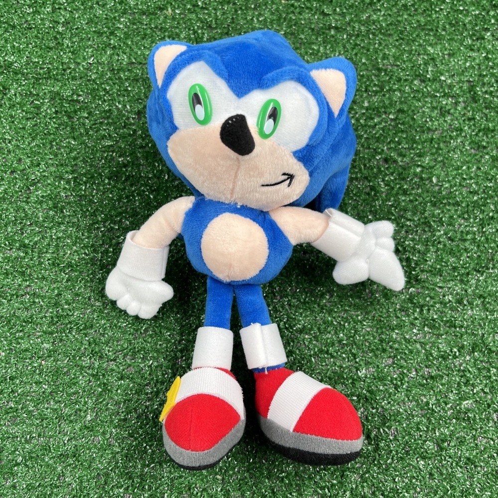 Sonic The Hedgehog Pointing Finger‎ Plush Blue 9in